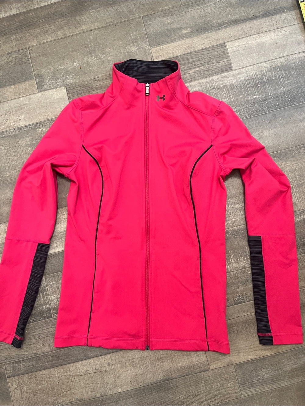 Under Armour Hot Pink Full-Zip Performance Jacket